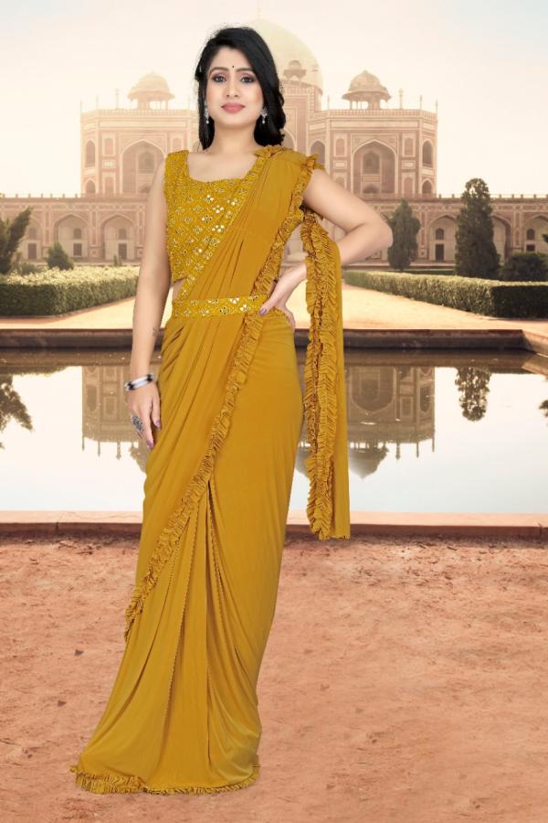 Amoha Trendz 101889 Fancy Ready To Wear Saree Collection